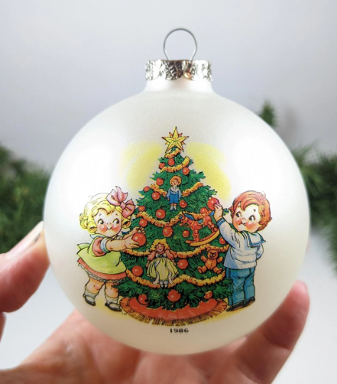 Vintage 1986 Campbells Soup Kids Christmas Ornament