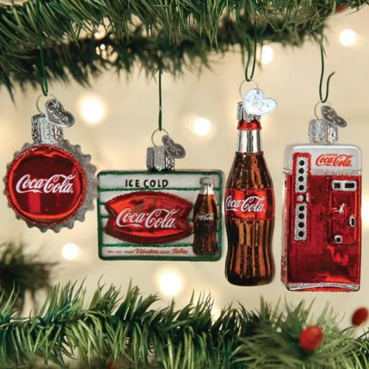 Coca Cola Mini Diner Set Old World Christmas Ornament