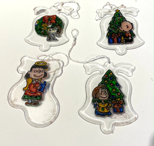 Vintage Peanuts Characters Christmas Ornaments