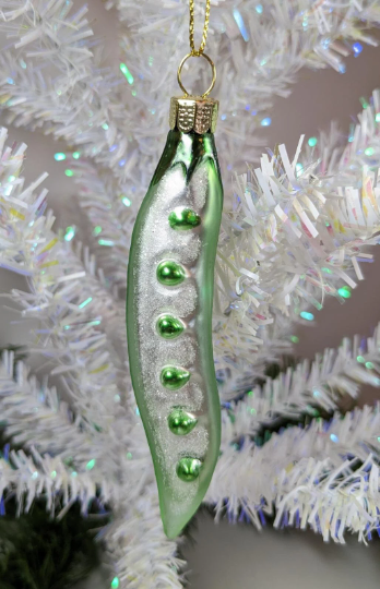 Peapod Christmas Ornament