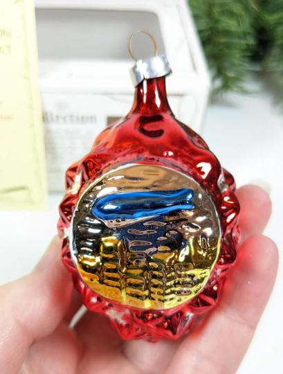 Inge Glas Hindenburg Over City 1984 Christmas Old World Christmas Ornament