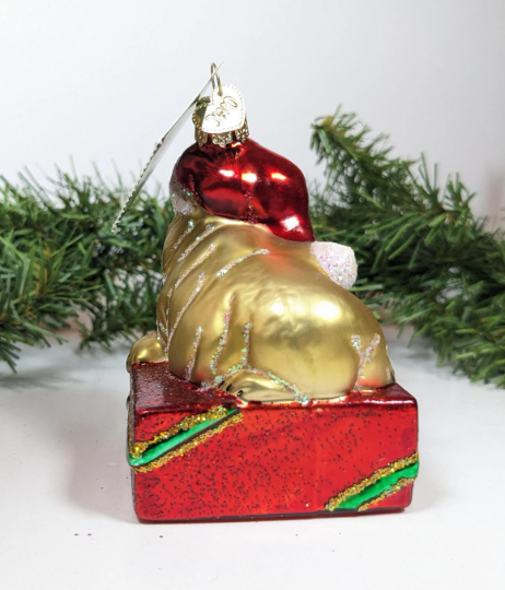 Holiday Walrus Old World Christmas Ornament