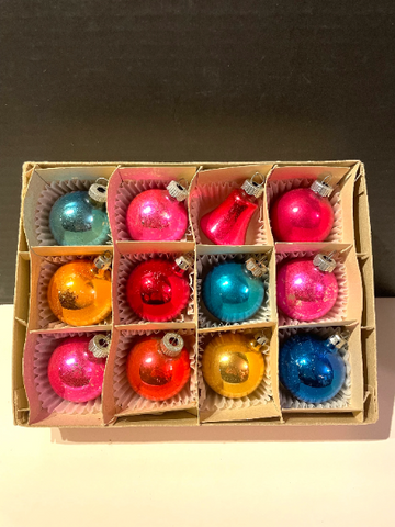 Vintage Shiny Brite Christmas Ornaments