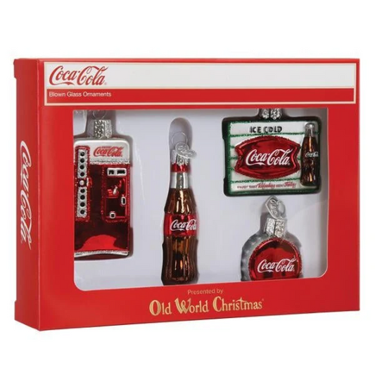 Coca Cola Mini Diner Set Old World Christmas Ornament