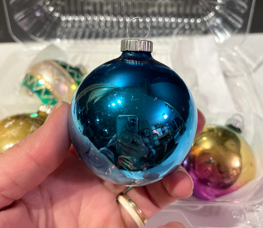 Vintage Shiny Brite Christmas Ornaments