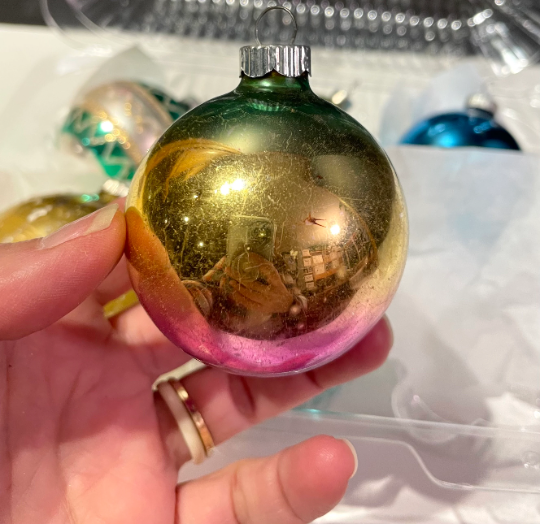 Vintage Shiny Brite Christmas Ornaments