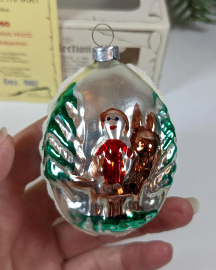 Inge Glas Little Red Riding Hood 1982 Old World Christmas Ornament