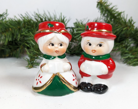 Christmas Carolers Candle / Taper Holders