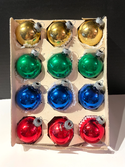 Vintage Rauch Christmas Ornaments