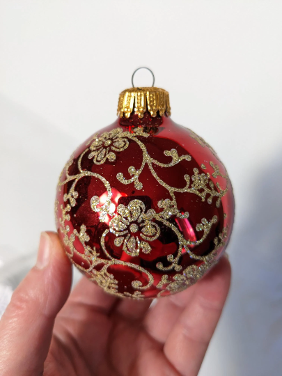 Vintage Krebs Victorian Christmas Ornaments