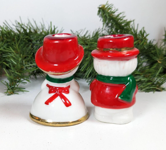 Christmas Carolers Candle / Taper Holders