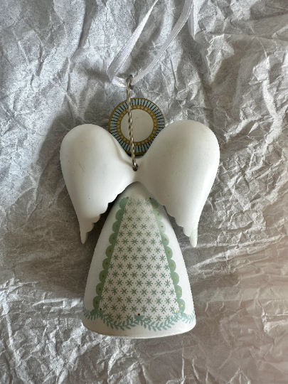 Folk Art Angel - Hallmark Gift Ornament