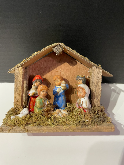 Vintage Small Nativity Set