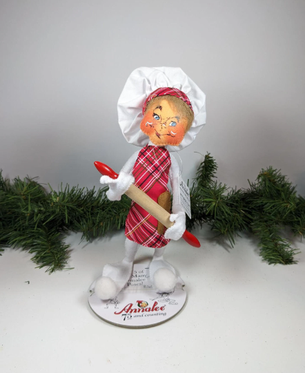 Sugar & Spice Chef Elf Annalee Hand Made Christmas Doll