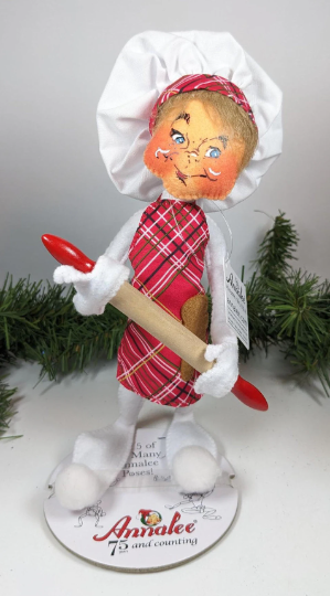 Sugar & Spice Chef Elf Annalee Hand Made Christmas Doll