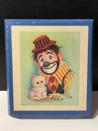 Vintage K. Chin Clown Pictures