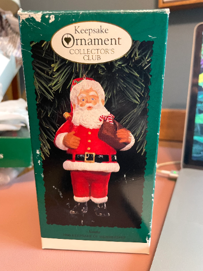 Vintage 1996 Hallmark Santa Claus Christmas Ornament