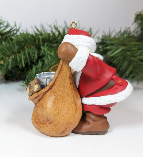 Santas Magic Sack Clip to Light Hallmark Christmas Ornament