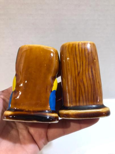 Vintage Tiki Salt and Pepper Shakers