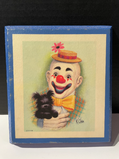 Vintage K. Chin Clown Pictures