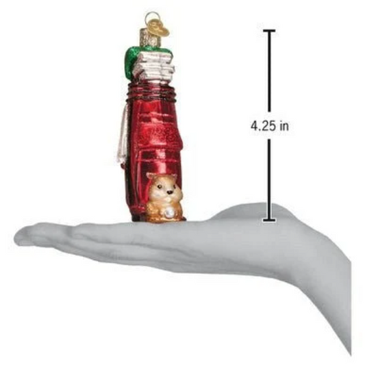 Golf Bag Blown Glass Tree Ornament for Golfers by Old World Christmas