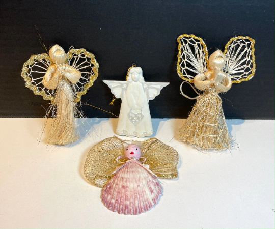 Vintage Angel Christmas Ornaments