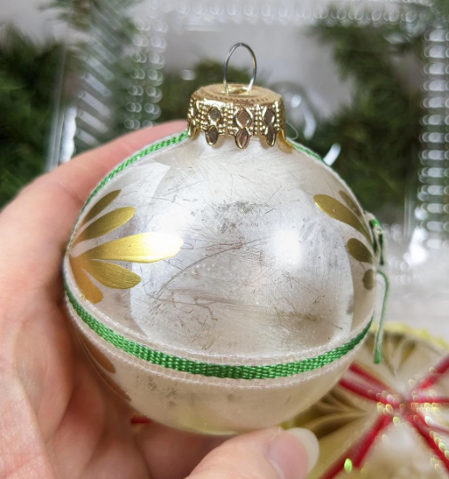 Vintage Glass Christmas Ornaments Made in West Germany