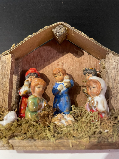 Vintage Small Nativity Set