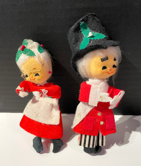 Vintage Felt Dolls