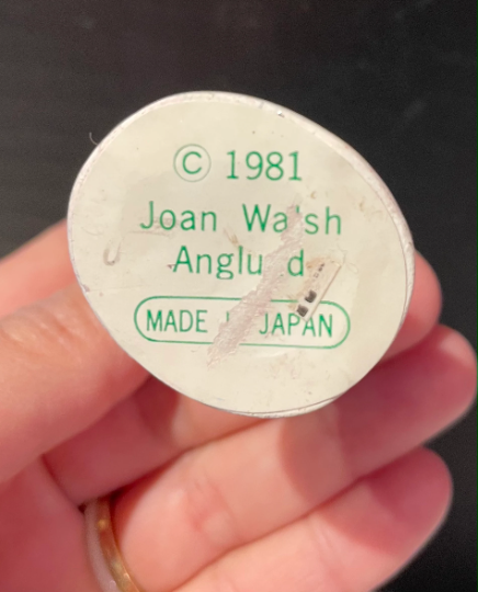 Vintage Joan Walsh Anglund 1981 Christmas Ornament