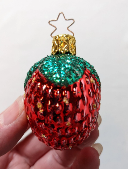 Strawberry Retired Old World Christmas Inge Glas Ornament