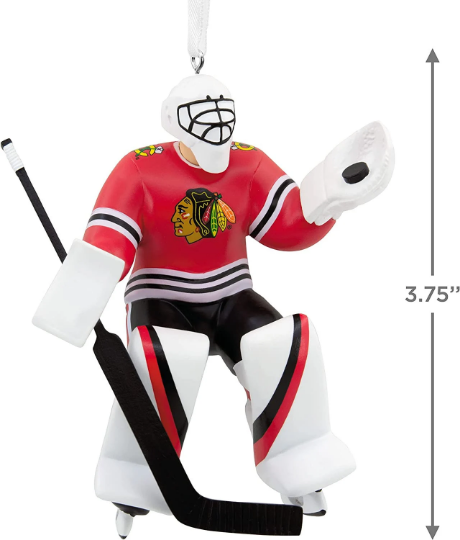 Chicago Blackhawks Goalie - Hallmark Keepsake Ornament 2022