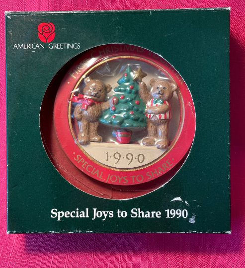 Special Joys to Share - America Greetings Ornament 1990