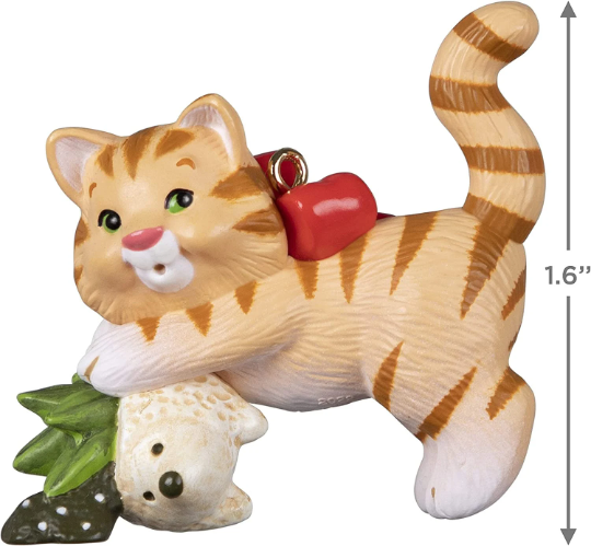 Mischievous Tabby Kitten - Hallmark Keepsake Ornament 2022