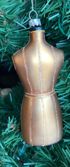 Mannequin Dress Form Christmas Ornament