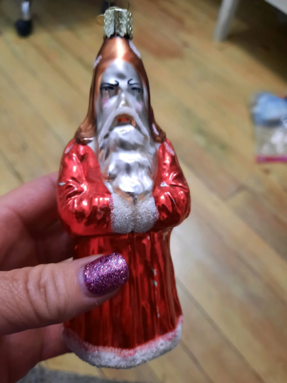 Red Coat Wise Man Retired Old World Christmas Ornament