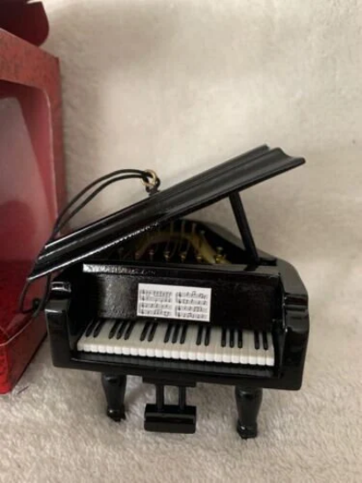 Black Baby Grand Piano - Broadway Gifts Co. Ornament