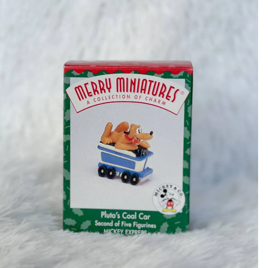 Pluto's Coal Car - Merry Miniatures - Hallmark Keepsake 1998