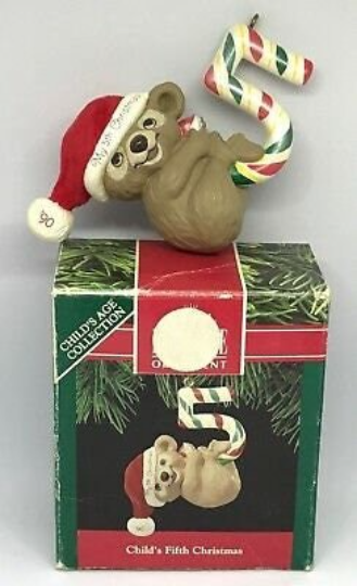 Child's 5th Christmas - Hallmark Keepsake Ornament 1990