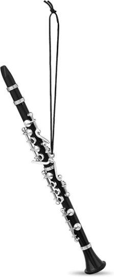 Black Clarinet - Broadway Gifts Co. Ornament