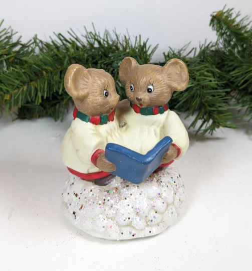 Caroling Mice Christmas Musical Ornament