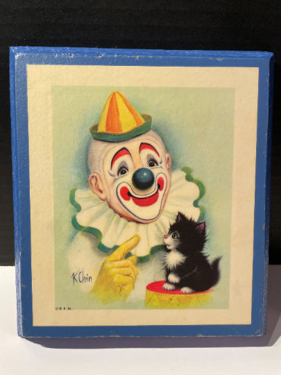 Vintage K. Chin Clown Pictures