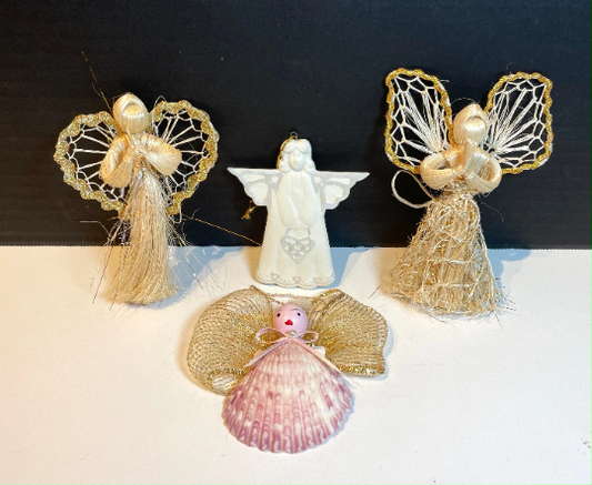 Vintage Angel Christmas Ornaments