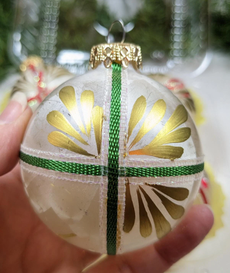 Vintage Glass Christmas Ornaments Made in West Germany