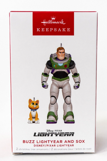 Buzz Lightyear and Sox - Hallmark Keepsake Ornament 2022