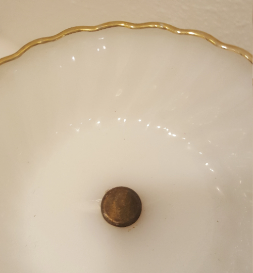 Vintage Milk Glass Cherub Candy Dish