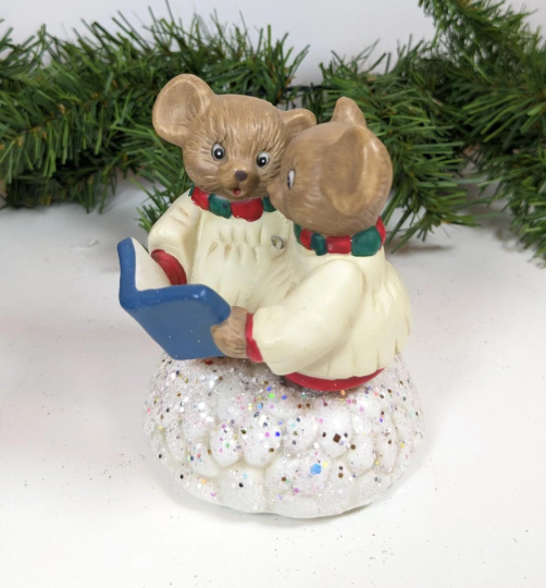 Caroling Mice Christmas Musical Ornament