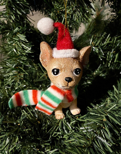 Chihuahua Christmas Ornament