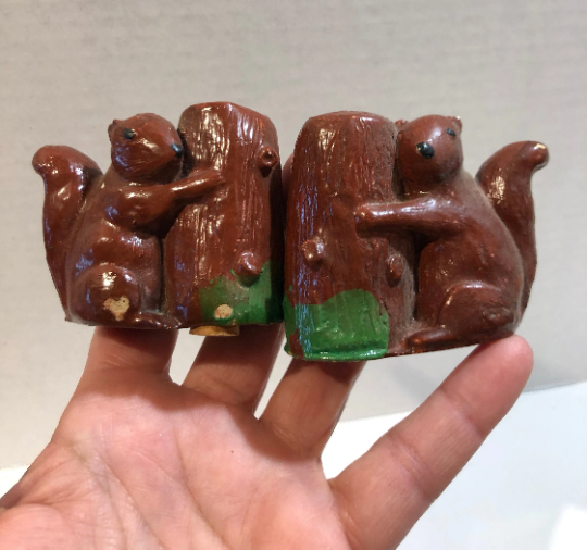 Vintage Squirrel Salt and Pepper Shakers