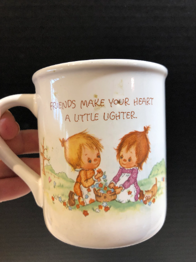 Vintage Hallmark Ceramic Betsey Clark Friends Mug Dated 1983